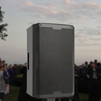 Haut-parleur actif PA de 15 pouces, 2500 W, enceinte amplifiée, Bluetooth, XLR, USB, portable, audio de scène