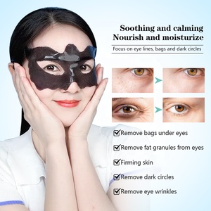 Mặt nạ mắt dạng hydrogel dưỡng ẩm chống nhăn, làm mờ quầng thâm, chiết xuất rong biển đen, thảo dược, làm săn chắc da - Product Image 3