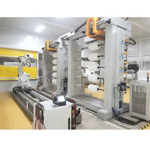 Máquina de bobinado multiestación automática, cilindro de Gas licuado de petróleo (LPG), Material compuesto