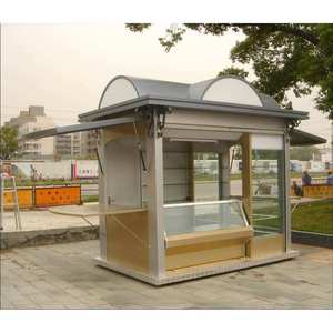 Kiosque alimentaire en acier inoxydable avec finition polie pour usage extérieur - Product Image 1