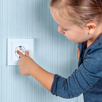 Housse de protection pour bébé UK Safety pour prise enfant Housse de protection pour prise de courant anti-électrique