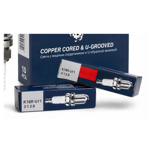 Resistencia de encendido de gasolina con núcleo de cobre y ranura en <span class=keywords><strong>U</strong></span> <span class=keywords><strong>K16R</strong></span>-U11 3120 90919-01164 para reemplazo de motor Sienta Prius - Product Image 2