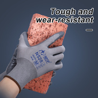 Gants de travail en polyester enduit de nitrile de haute qualité XINGYU, calibre 13, logo personnalisé, gants de jardinage, gants de travail multi-usages en nitrile