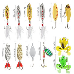 LUSHAZER Lot de 24 œufs artificiels en plastique, kit de pêche, 390g, leurres métalliques, leurres crayon, leurres pour la pêche - Product Image 2