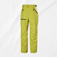 Pantalon de ski imperméable et isolé pour homme, idéal pour l'automne, le snowboard et les activités sportives en extérieur, avec fermeture boutonnée et logo personnalisé.