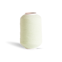 Fil doublement recouvert en caoutchouc/polyester texturé, teint, élastique, écologique et haute ténacité pour la couture de chaussettes et le tricot – Prix compétitif