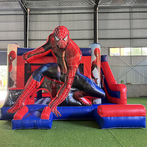 Château Gonflable Gonflable <span class=keywords><strong>Spiderman</strong></span> Combo Toboggan - Product Image 2