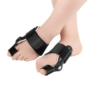Séparateur d'orteils réglable pour une utilisation 24h/24, protège-arthrose lavable et correcteur, attelle pour <span class=keywords><strong>hallux</strong></span> <span class=keywords><strong>valgus</strong></span> pour <span class=keywords><strong>redresser</strong></span> les orteils - Product Image 1