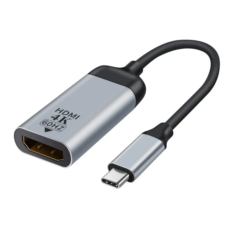 Adaptateur 4K @ 60HZ USB-C mâle vers 2.0 Type c vers DP VGA femelle câble adaptateur 1080P @ 60HZ pour Macbook HDTV projecteur USB C