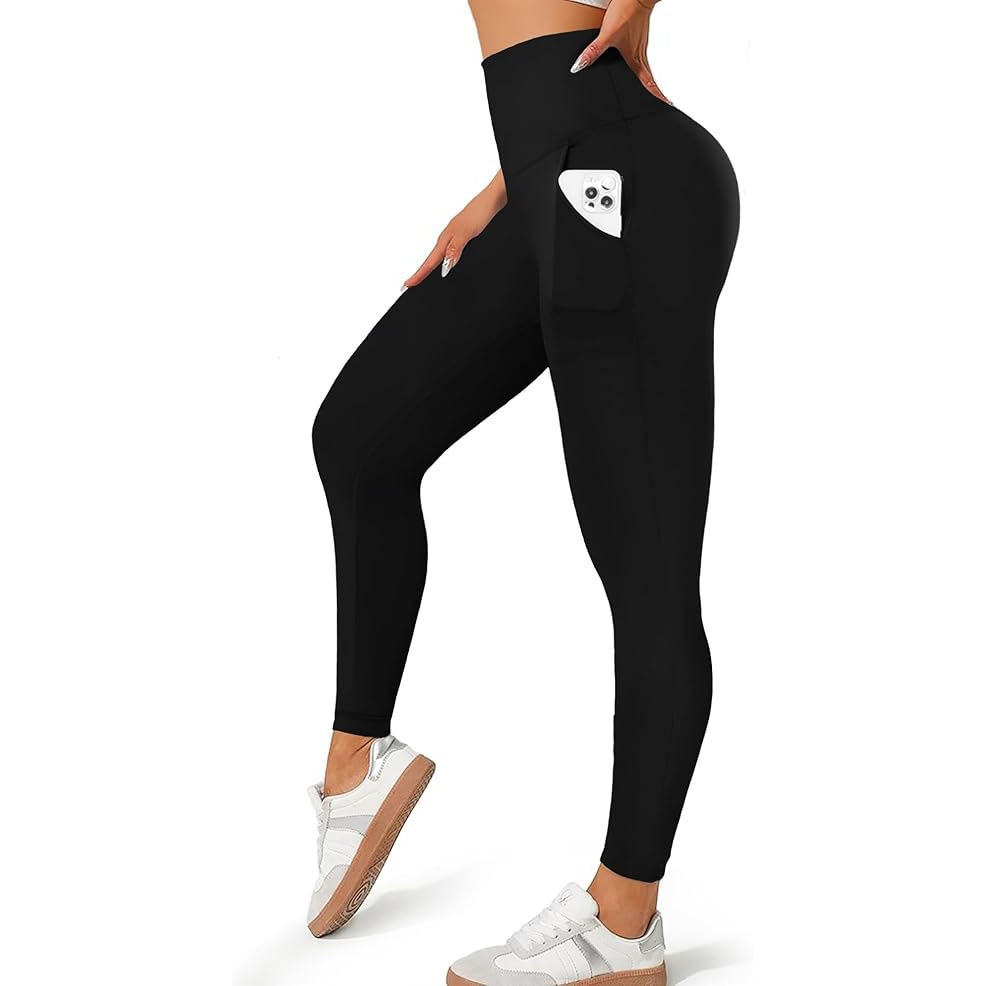 Cross-border Explosions Ladies High Waist Pocket Ladies Yoga Leggings Soft Abdomen High Elastic Slim Yoga Pants