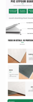 Panneaux de plafond et de mur Matériaux de construction Feuille de PVC 3D pour carreaux de sol et de toiture intérieurs Panneaux de gypse stratifiés en pvc