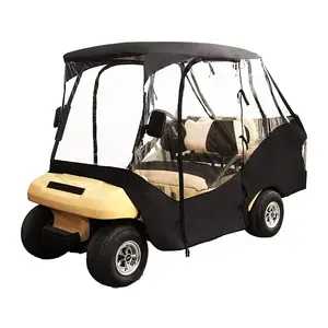 China manufacturer Custom Fit Golf Cart Cover OEM High Quality Golf Cart Vehicle Rain Cover for 2-8 Passenger