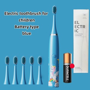 Productos para Bebés, Cepillo de Dientes Eléctrico Sónico para Niños, Tipo de Batería, Cepillos de Dientes Inteligentes de Dibujos Animados para Niños, Cepillos de Dientes Eléctricos a Prueba de Agua - Product Image 6