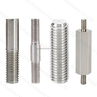 M1.6 Left/Right Thread Double End Rod Bar Stud Bolts Screw 304 Stainless Steel DIN Standard Plain Finish 100mm