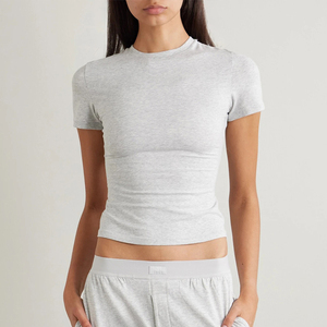 T-shirt attillata da <span class=keywords><strong>donna</strong></span> in cotone cinque colori stile YUNCHI Kim - Product Image 1
