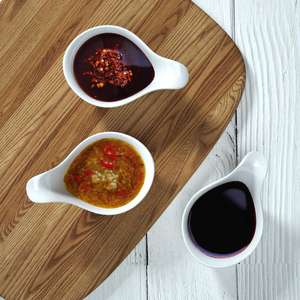 Atacado Porcelana Mergulhando Tigelas Molho De Soja Pratos De Servir Prato De Tempero Molho De Cerâmica Prato Pequeno - Product Image 4