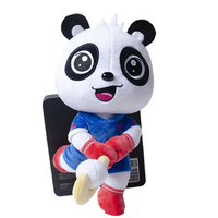 Balle de hockey sur mesure mascotte jouet animal en peluche doux panda peluche jouet usine