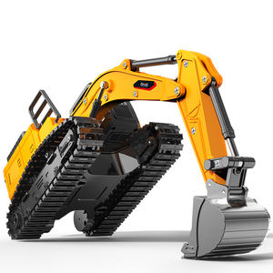 รถขุดและรถตักดินบังคับวิทยุ Dwi Dowellin ขนาด 1:24 พร้อมไฟ ของเล่นสำหรับเด็กผู้ชาย - Product Image 2