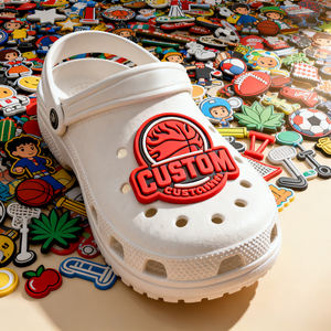 Dekorasi sepatu Pvc hiasan sepatu kustom gesper cetak logo kustom hiasan sepatu grosir dekorasi sepatu dekorasi untuk bakiak - Product Image 5