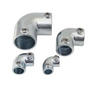 <span class=keywords><strong>HULK</strong></span> Metal Doble Galvanizado con Dos Enchufes 90 °   Protector de Seguridad para Codos con Abrazadera de Bloqueo - Product Image 2