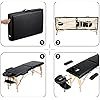 Hot Sale Massage <b>Table</b> Lash Bed Portable Massage Spa Bed Beauty Tattoo <b>Table</b> Adjustable for Eyelash Tech Physical Therapy Couch - Product Image 6