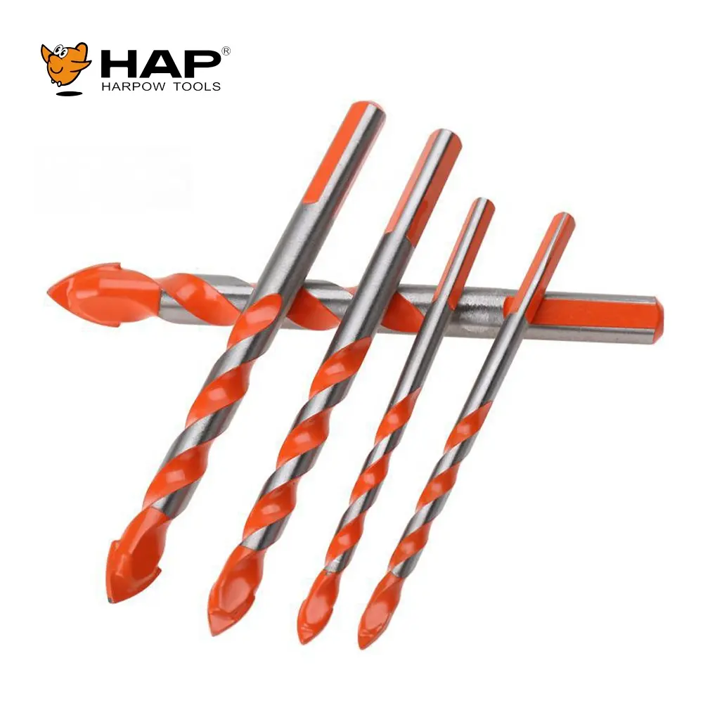 Fast Cutting Industrial Quality Triangular Multifunctional Masonry Glass Tile Drill Bit For Electric Hand Drill