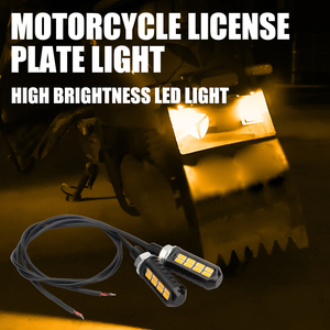 12V 8 Led motocicleta matrícula luz intermitente faro impermeable alto brillo <span class=keywords><strong>para</strong></span> motocicleta conducción lámpara <span class=keywords><strong>pequeña</strong></span> - Product Image 4