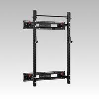 Máquina de Poleas Plegable para Montaje en Pared, Rack de Potencia Multifunción para Entrenamiento Comercial, Tríceps, Hierro