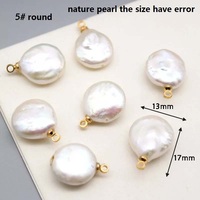 11-15mm Big Baroque White Loose Freshwater Pearl Pendant Charm High Luster I Star Heart Shape Fresh Natural