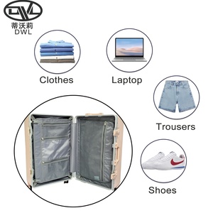 TSA lucchetto portabicchieri e portabicchieri Unisex medi ruote Spinner Zipperless <span class=keywords><strong>bagaglio</strong></span> con telaio in alluminio - Product Image 3
