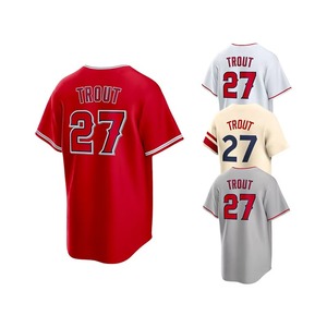 Ropa Deportiva Unisex Personalizada Roja y Azul Estilo Vintage Sublimada Transpirable de Secado Rápido 260gsm Interlock Poliéster para Béisbol y Sóftbol - Product Image 1