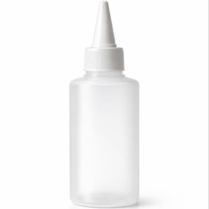 Bouteilles en plastique PET de qualité alimentaire en forme d'animaux mignons, 180 ml, avec paille, pour boissons d'enfants, estampage à chaud, couleur personnalisée, chocolat - Product Image 1