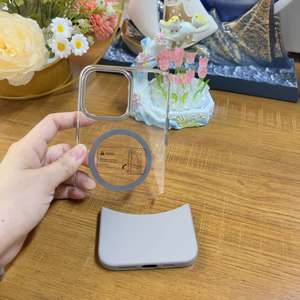 Diseño de piezas duales Venta caliente <span class=keywords><strong>Precio</strong></span> de fábrica Clear PC Magnetic Mobile Phone Cases Contraportada para <span class=keywords><strong>iPhone</strong></span> 15 <span class=keywords><strong>Pro</strong></span> <span class=keywords><strong>Max</strong></span> 14 <span class=keywords><strong>13</strong></span> 16 <span class=keywords><strong>Pro</strong></span> - Product Image 4