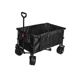Foldable 4-Wheel Mesh <strong>Trolley</strong> <strong>Cart</strong> with Large Capacity Collapsible Portable 600D Oxford Cloth Shopping Storage OEM Customizable - Product Image 3