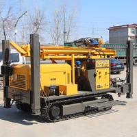 Foreuse hydraulique sur chenilles CE certifiée MKDQZ-400 pour puits profonds, portée 400m, à vendre