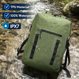Sac à dos étanche personnalisé, écologique, de haute qualité, léger, fermeture éclair en TPU, unisexe, pour le <span class=keywords><strong>kayak</strong></span>, sacoche homme - Product Image 2