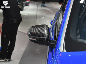 Dry Carbon Fiber Rearview <strong>Mirror</strong> Cover Auto Side Door <strong>Mirror</strong> Overlay for Jaguar XF XK XJ XE 2010+ Add-On <strong>Car</strong> <strong>Mirrors</strong> - Product Image 2