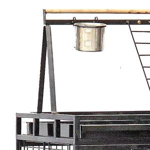 Sıcak Fırsat Yeni Gelen Lüks Demir Kuş Kafesi Geniş Alanlı Kuş Evi Papağanlar için Araçan Papağan Kafesi Satılık - Product Image 2