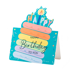 New 3D <strong>Birthday</strong> Card Children's Happy <strong>Birthday</strong> Eco-Friendly <strong>English</strong> Blessing Small Card Party Decoration Card - Product Image 6