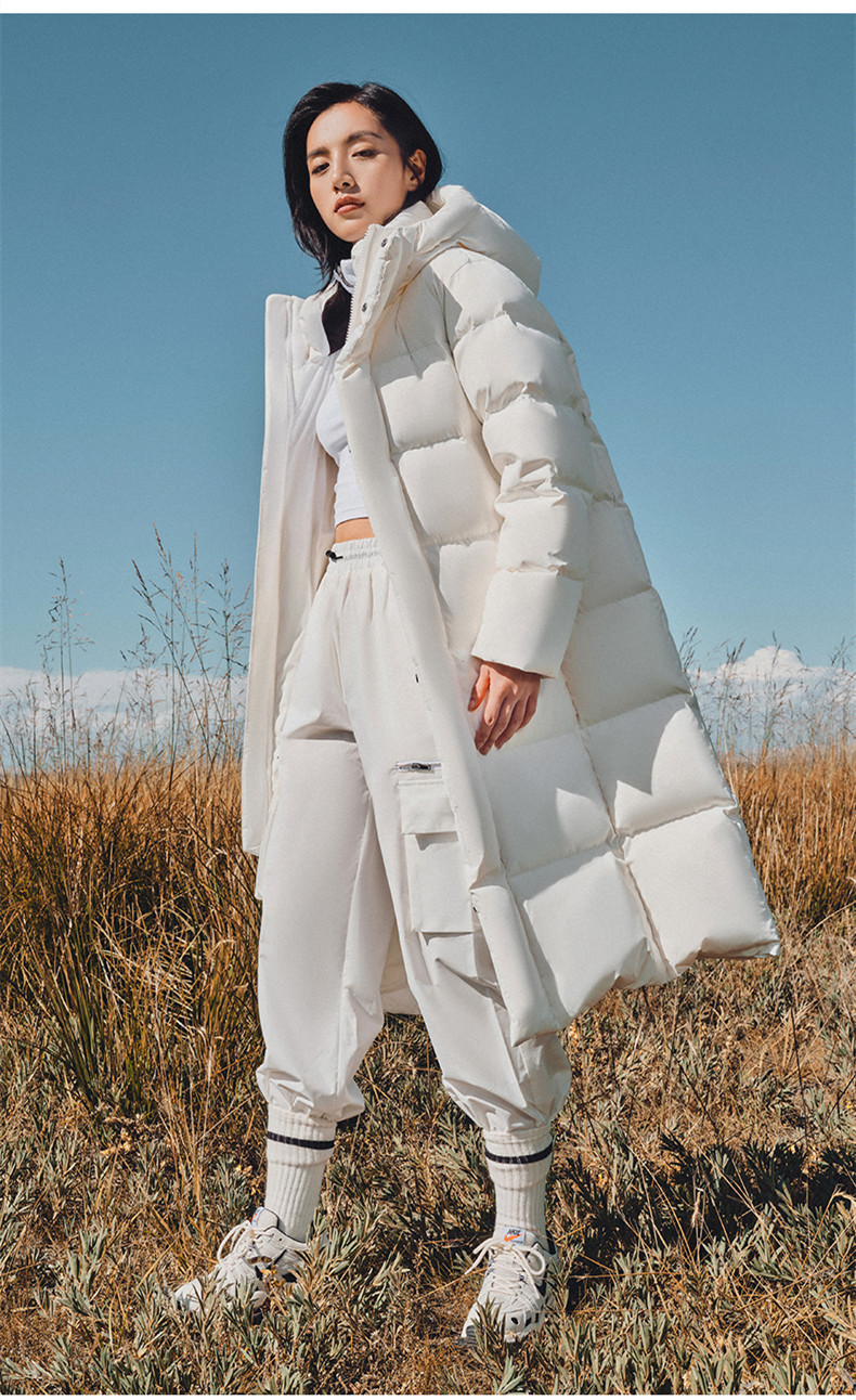 Hot Sales Fashion casual Autumn and Winter Women parka women 650 fill thick long puffer down jacket