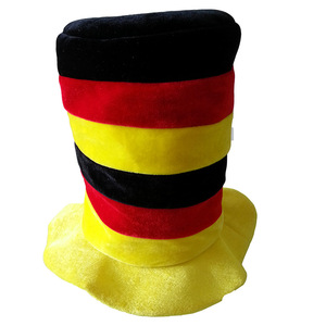 Gorra de Terciopelo <span class=keywords><strong>para</strong></span> Fanáticos del Fútbol Mundial, Gorro de Fiesta, Accesorios de Animación, Gorro de <span class=keywords><strong>Carnaval</strong></span>, Gorro Deportivo de Fútbol de Francia, Gorra con Bandera de Brasil - Product Image 4