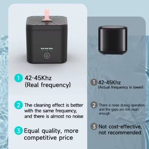 Mini Ultrasonic UV Cleaning Dental False Teeth Aligner <b>Retainer</b> Mouth Guard Household Jewellery Watch Washer Ultrasonic <b>Cleaner</b> - Product Image 6