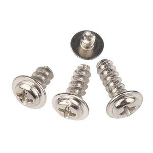 Niken Mạ M3 M4 Chéo Đầu Pad Phẳng Đuôi Thép Không Gỉ Lớp 8.8 Tự Khai Thác Vít Nhỏ Pan Đầu Vít Pwb Meson - Product Image 1