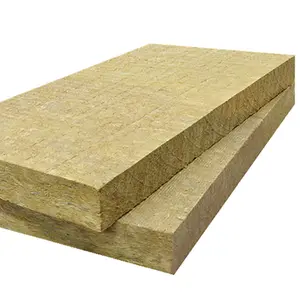 Placa do wool rock densidade Placa lã mineral 100kg/m3 Isolamento rock wool