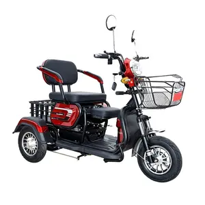 Yeni 3 tekerlekli elektrikli scooter 800w yetişkin üç tekerlekli motosiklet üç tekerlekli bisiklet