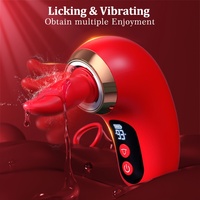 5 in 1 Silikon Klitoris saugen Vibrator Kitzler Sauger Rose Vibrator für Frauen Sexspielzeug