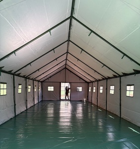 Carpa de Lona Resistente Verde Oliva para 40 Personas, Carpa Militar Impermeable Grande con Lona de PVC para Eventos al Aire Libre - Product Image 4