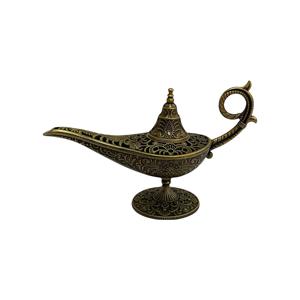 Đèn Aladdin Thiết kế Lư hương Hợp kim kẽm Lư hương nhỏ kiểu cổ điển Đèn ước nguyện Trang trí Đồ trang trí Kim loại Bộ dụng cụ thủ công mỹ nghệ - Product Image 2