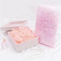 Remplisseur d'emballage recyclé à la mode, papier d'emballage en tissu déchiqueté froissé coupé pour le remplisseur de boîte-cadeau