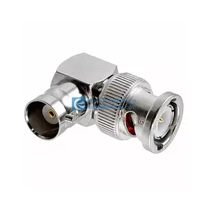 Connectors Accessories 112453 Adapter Coaxial Connector BNC Jack Female Socket to BNC 50 Ohms Right Angle 112-453